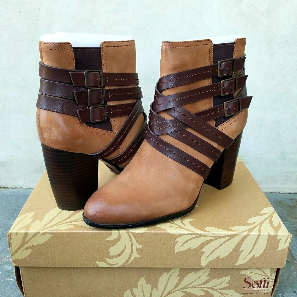 Edgy & Chic Booties by Sofft - Picture 2 of 6